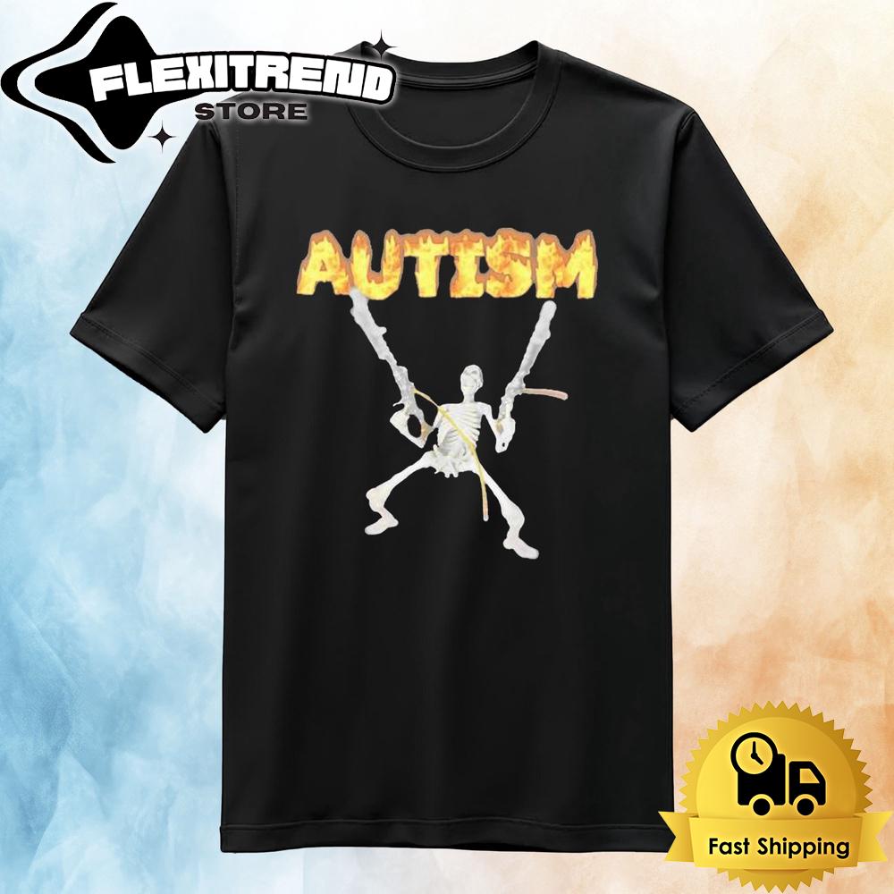 Autism Skeleton T Shirt