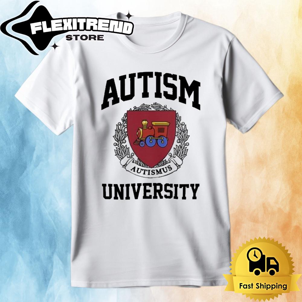 Autism University Austimus Train T Shirt