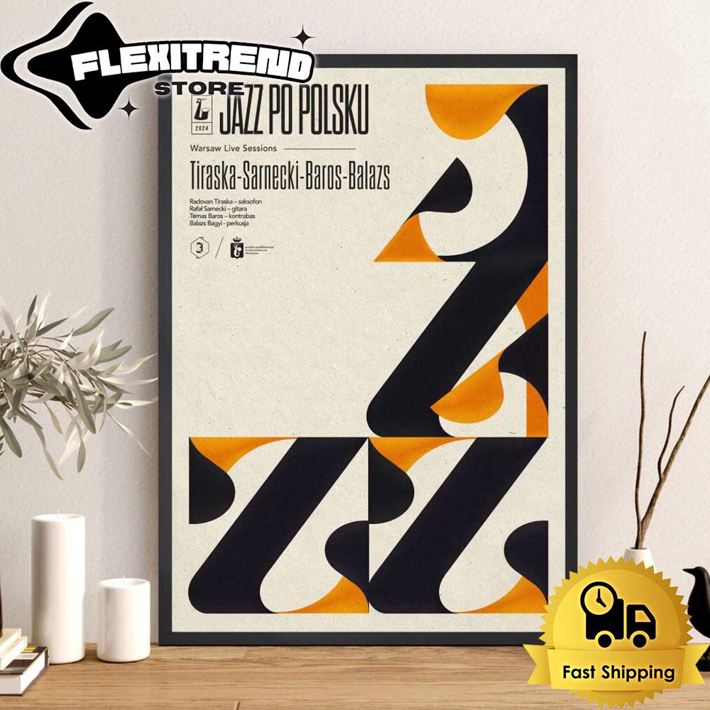 Jazz Po Polsku Tour At Warsaw Live Sessions Nov 17th, 2024 Poster Canvas