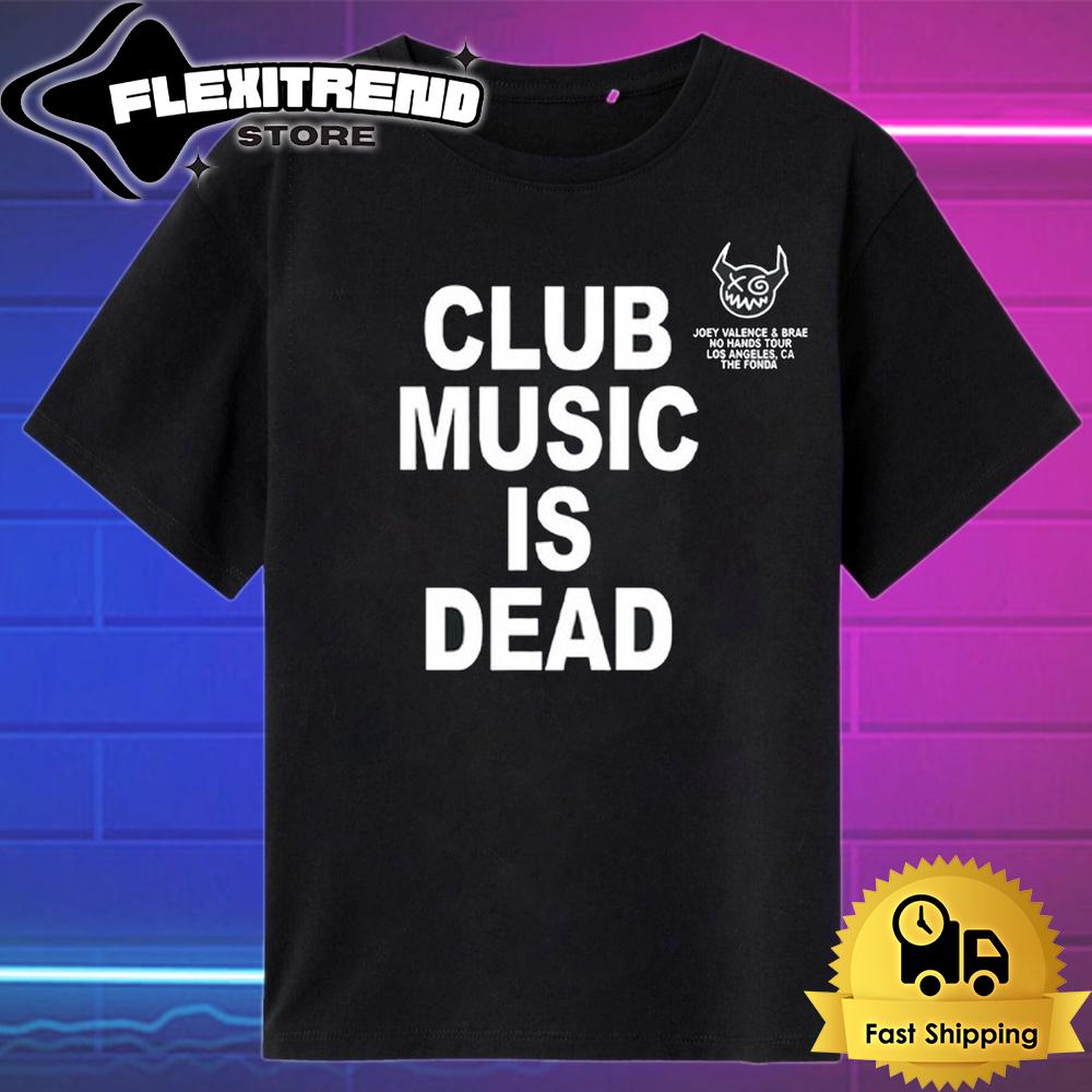 Joey Valence & Brae Club Music Is Dead 2024 T Shirt