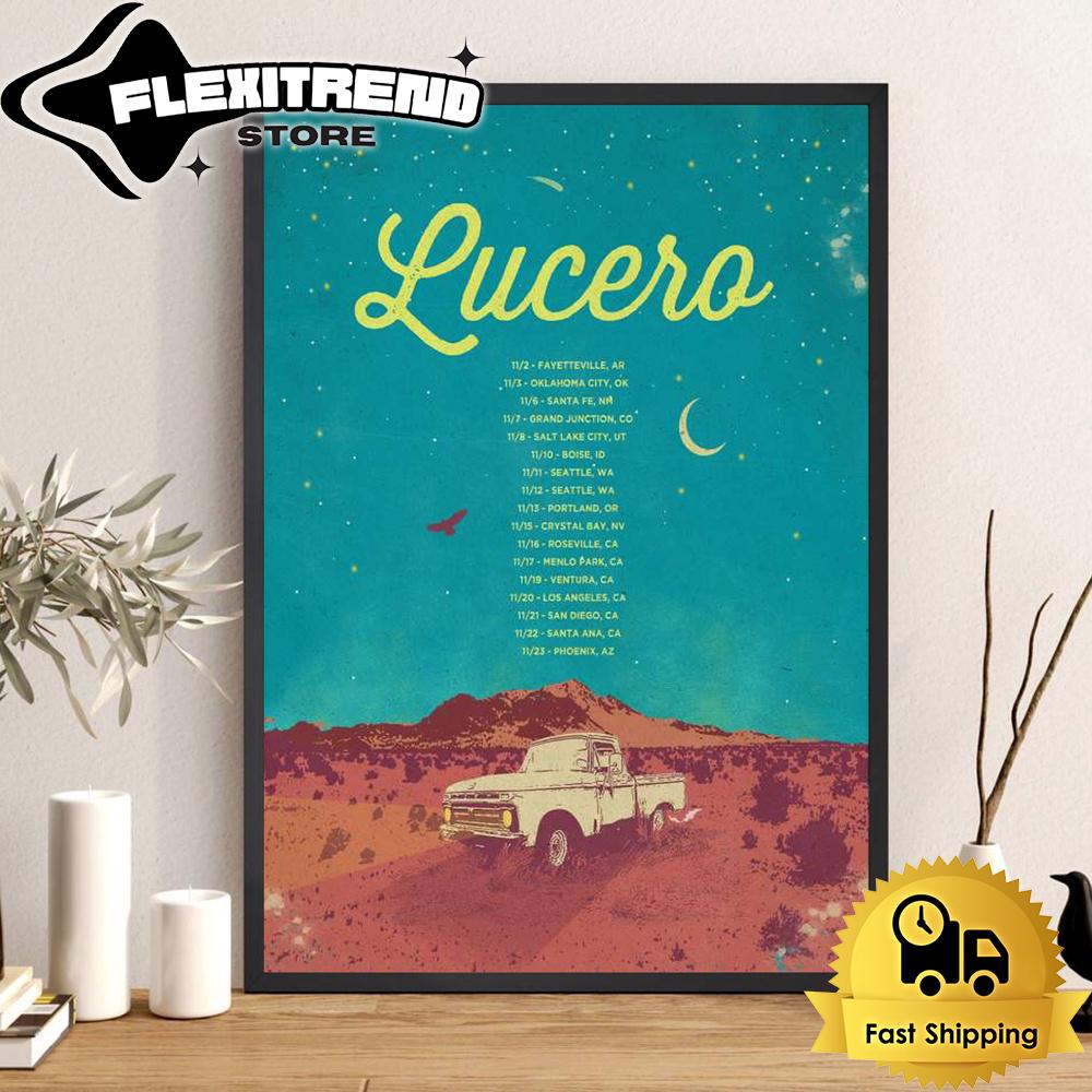 Lucero Tour 2024 Poster Canvas