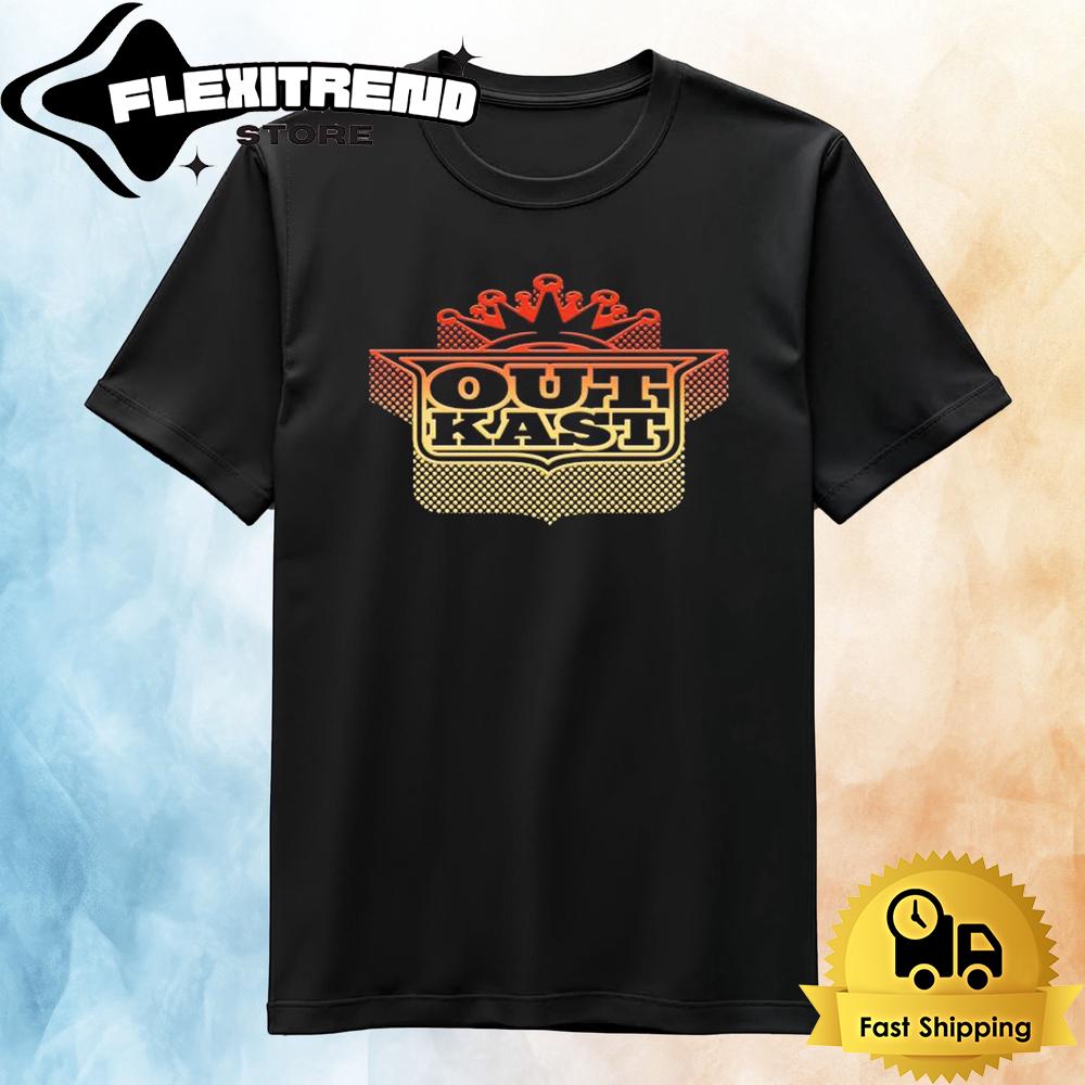 Outkast Gold Dot Logo T Shirt