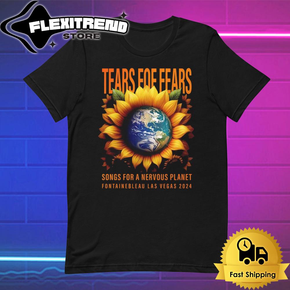 Tears For Fears Songs For A Nervous Planet Las Vegas T Shirt