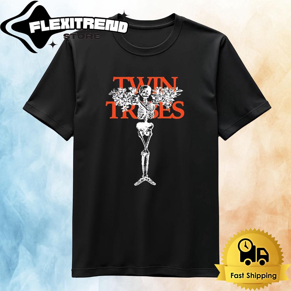 Twin Tribes Skeleton Tree T Shirt