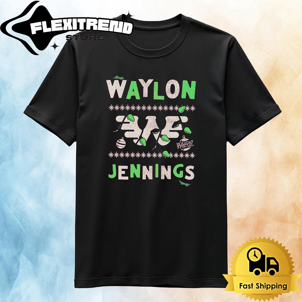 Waylon Jennings Holiday Special Christmas T Shirt