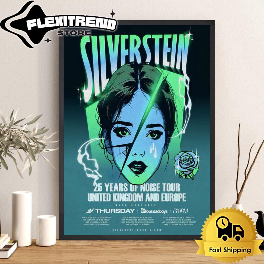 Silver Stein 25 Years Of Noise Tour United Kingdom And Europer Poster Canvas